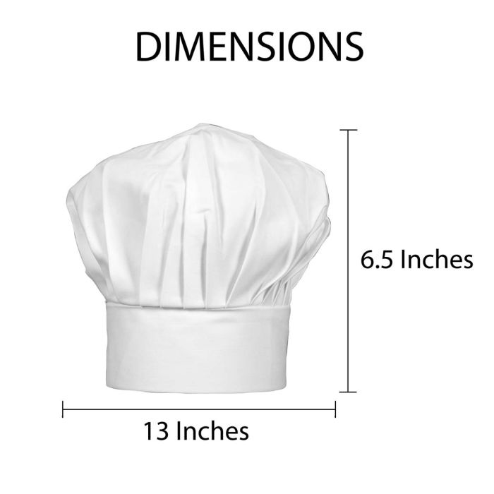 Adult Chef Hat White