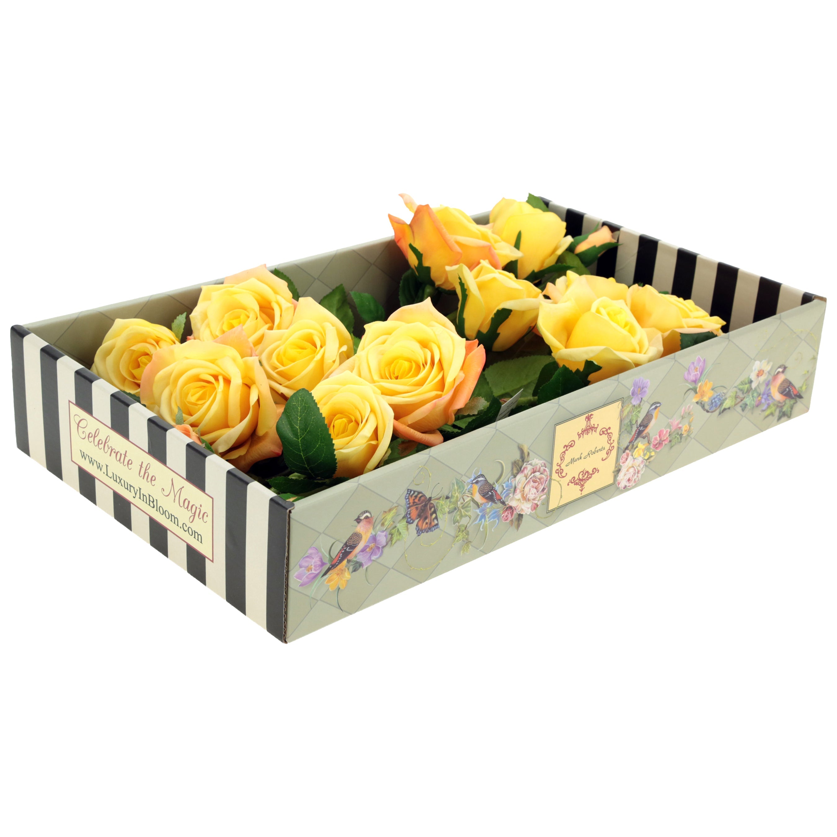 Natural Touch Lush Garden Yellow Stem 31 Inches Set of 6