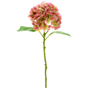 Natural Touch Vibrant Hydrangea Stem Dark Pink 19 Inches Set of 6