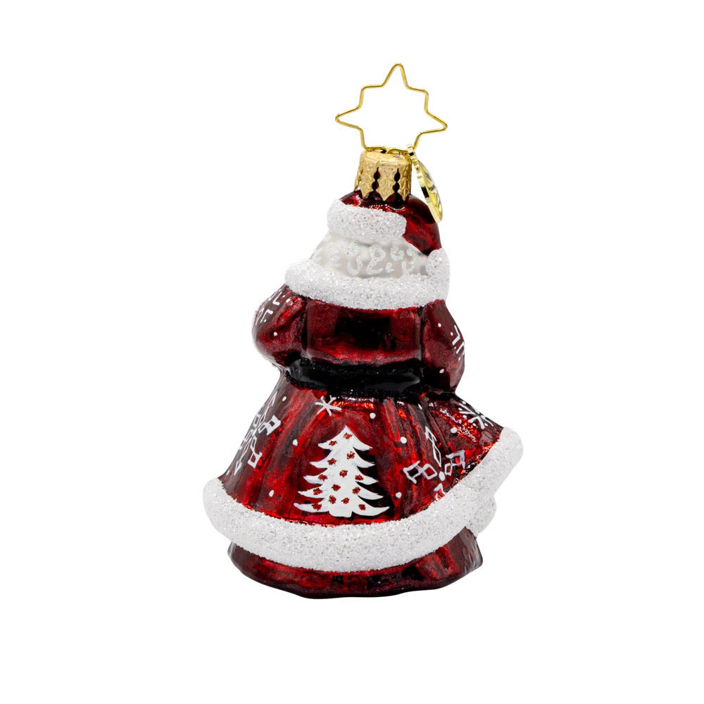 Frosty Fawn Santa Gem