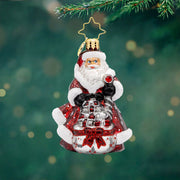 Frosty Fawn Santa Gem