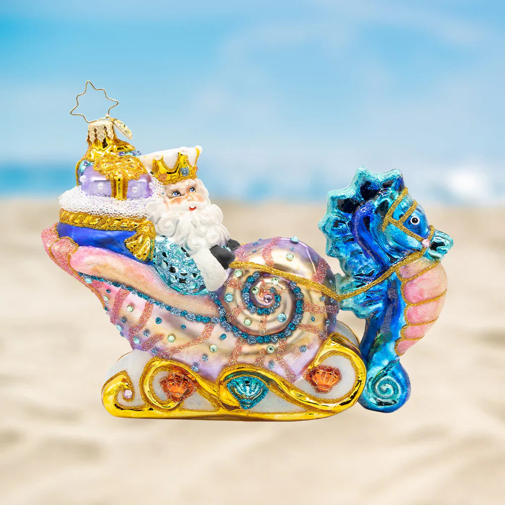Seashell Sleigh Ride Ornament