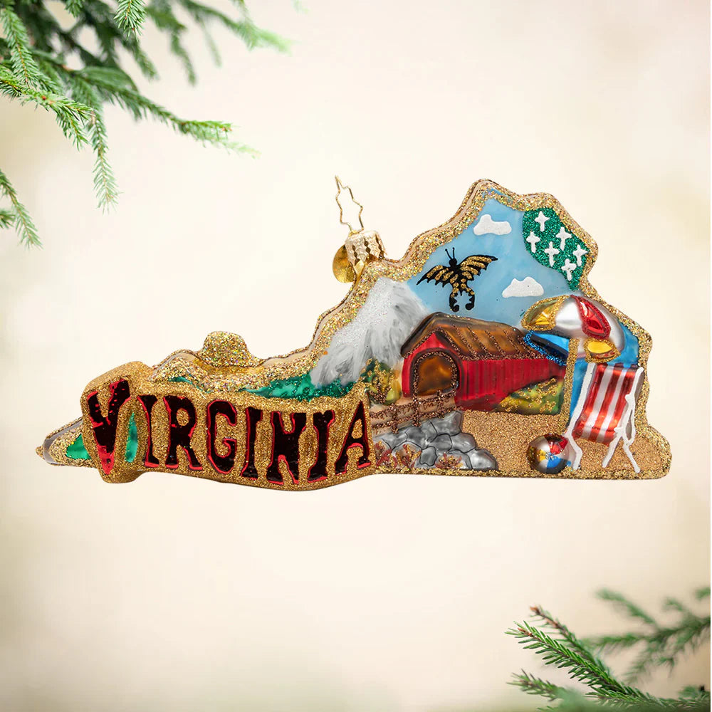 A Virginia View Ornament