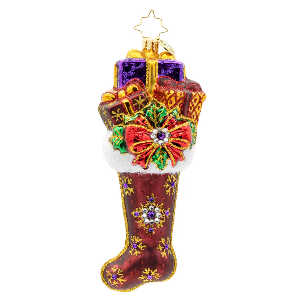 The Gilded Stocking Ornament