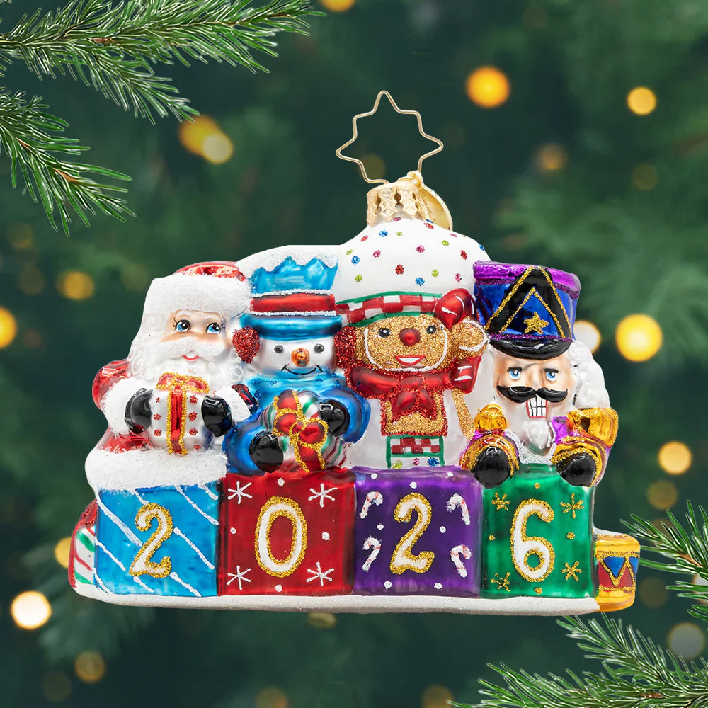 Stacking Up The Cheer 2026 Gem Ornament