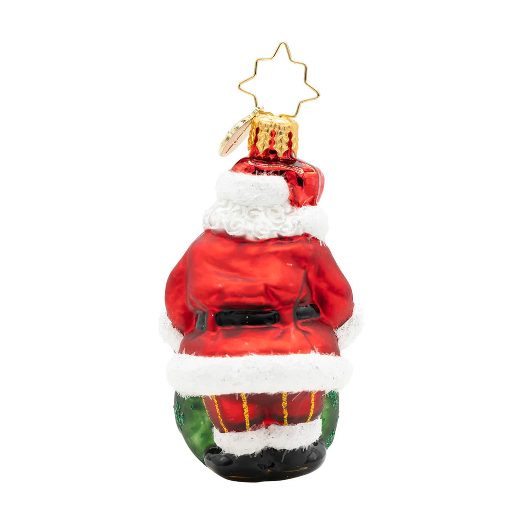 Santa's Yearly Gift Drop 2026 Gem Ornament
