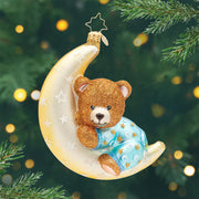 Blue Moonlight Snuggles Ornament