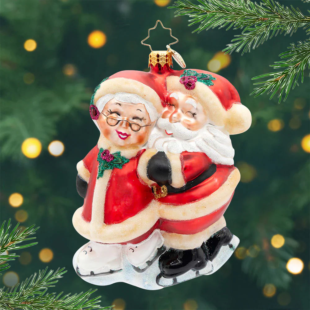 Skating into Christmas Ornament