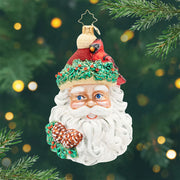 Woodland Wishes Santa Ornament