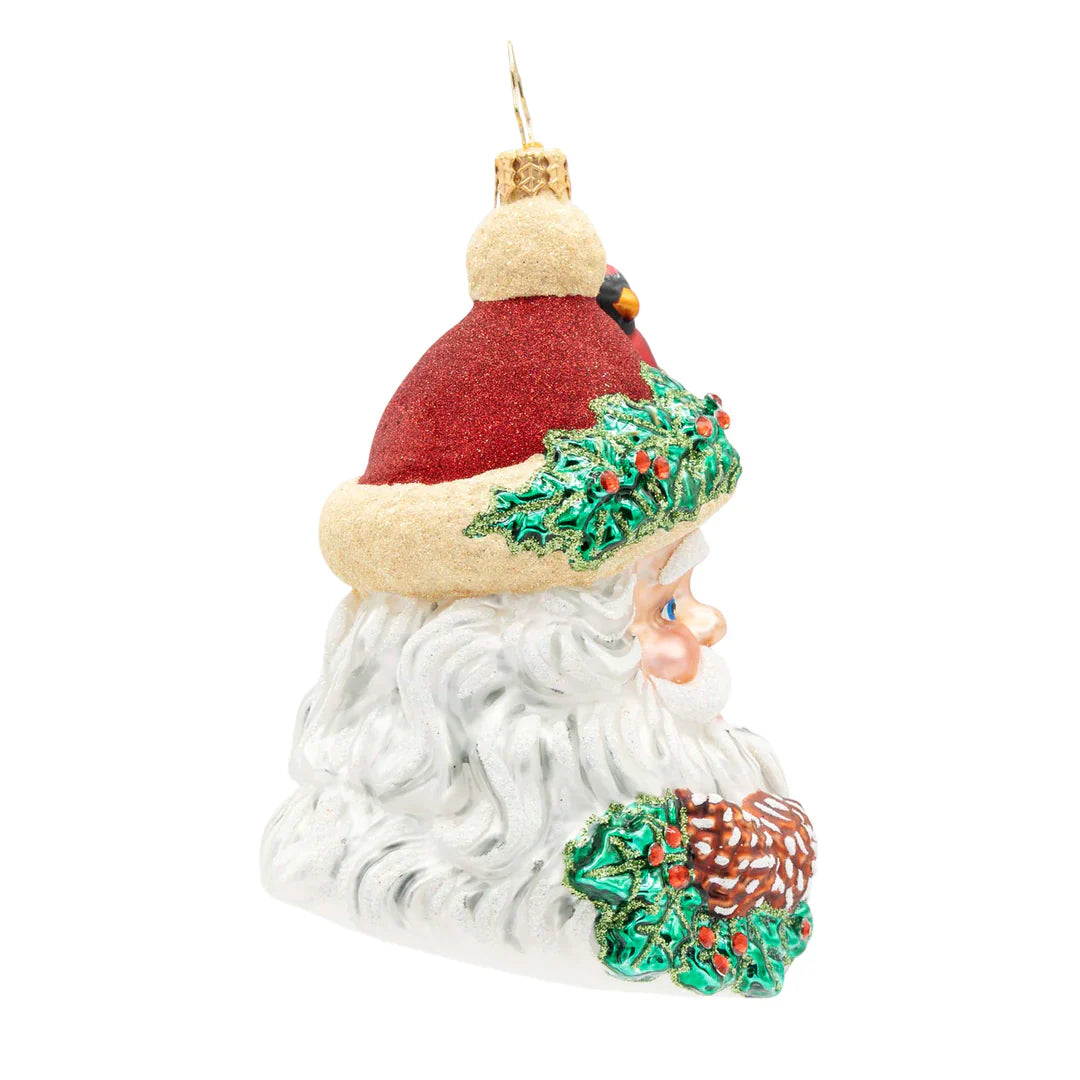 Woodland Wishes Santa Ornament