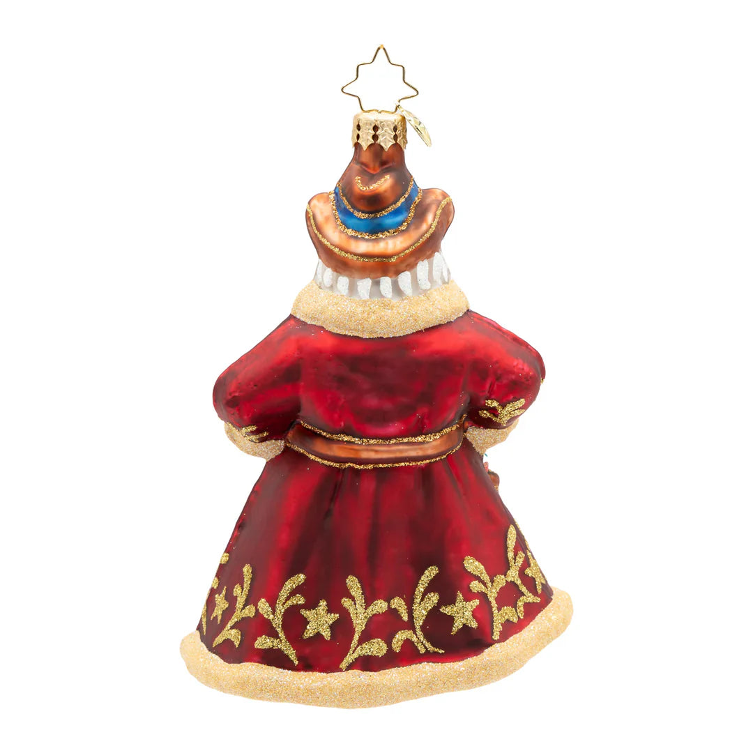 Jingle Spurs Santa Ornament