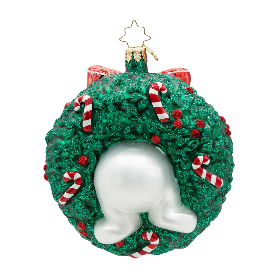 Candy Cane Cuddles Ornament
