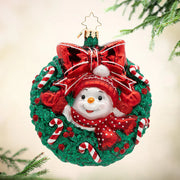 Candy Cane Cuddles Ornament