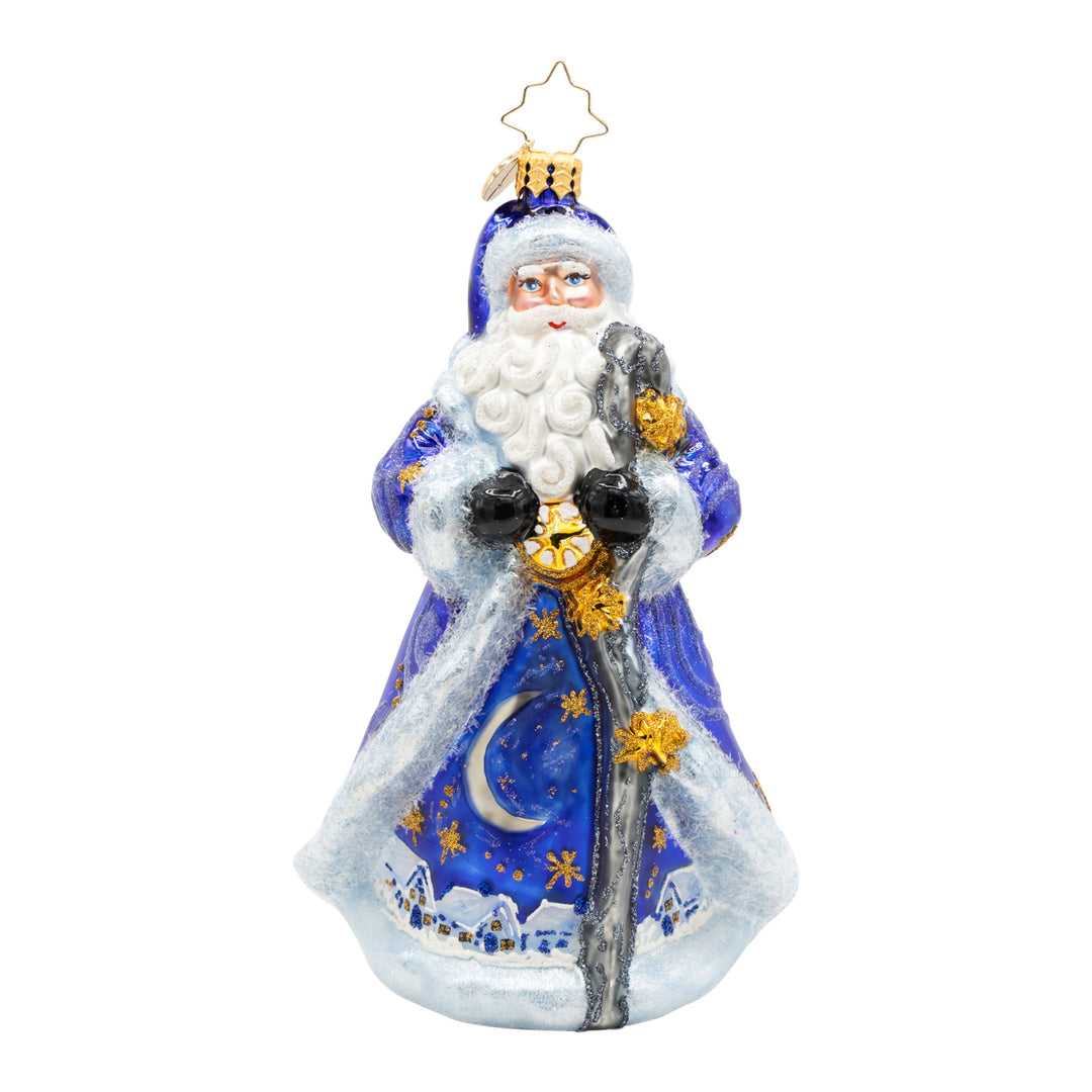 Starlight Santa Ornament