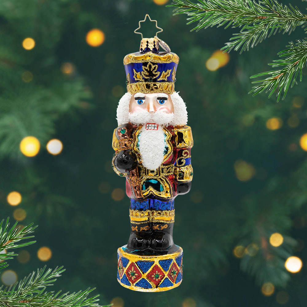 Radiant Jewel Nutcracker Ornament