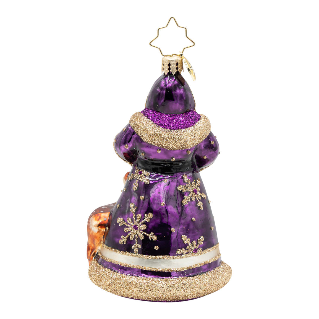 Woodland Wonder Santa Ornament