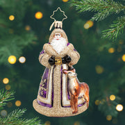 Woodland Wonder Santa Ornament