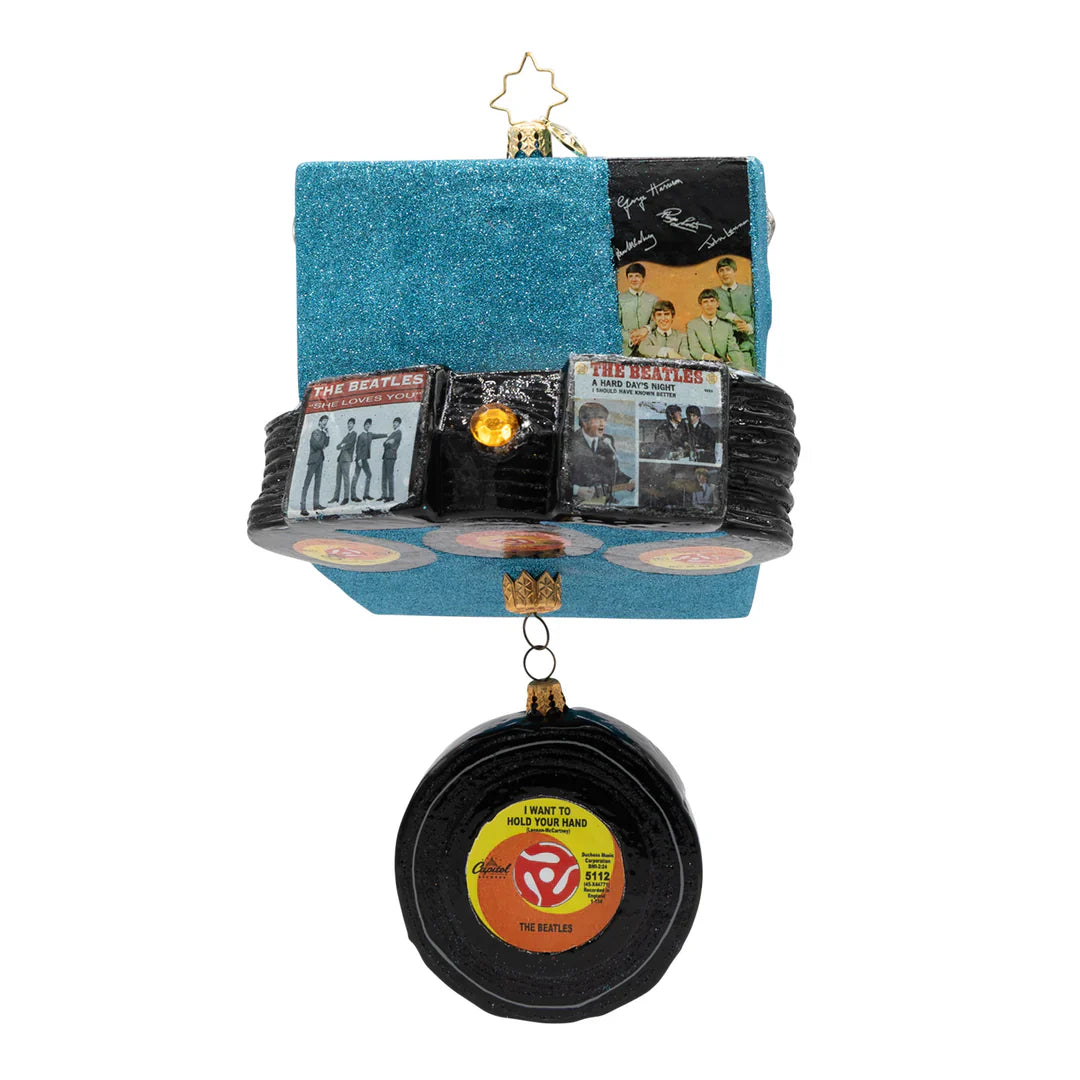The Beatles on Repeat Ornament