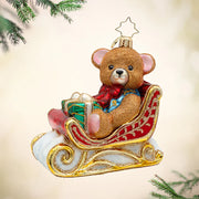 Beary Merry Sleigh Ornament