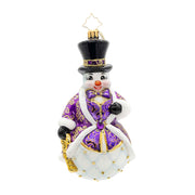 Gilded Amethyst Frost Ornament