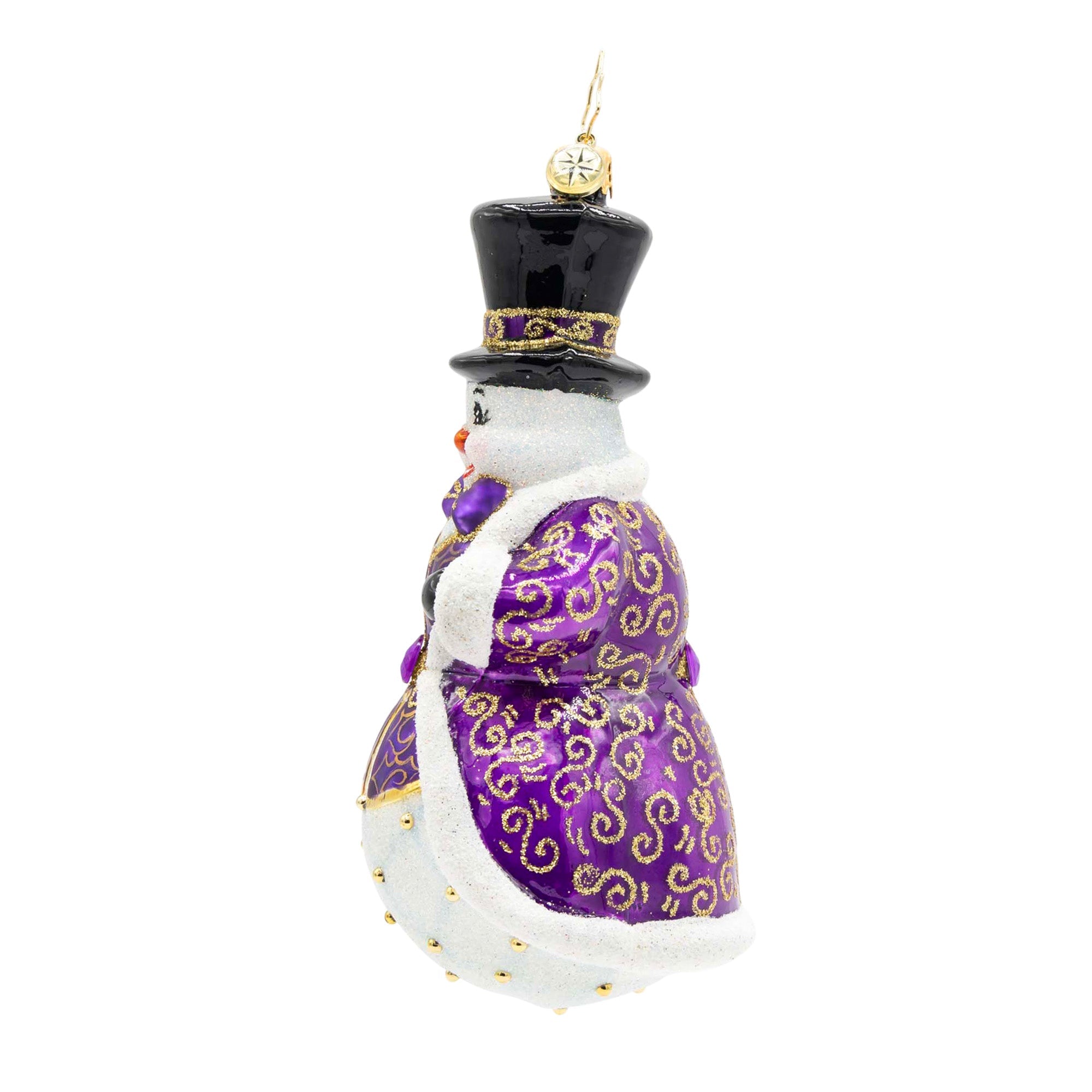 Gilded Amethyst Frost Ornament