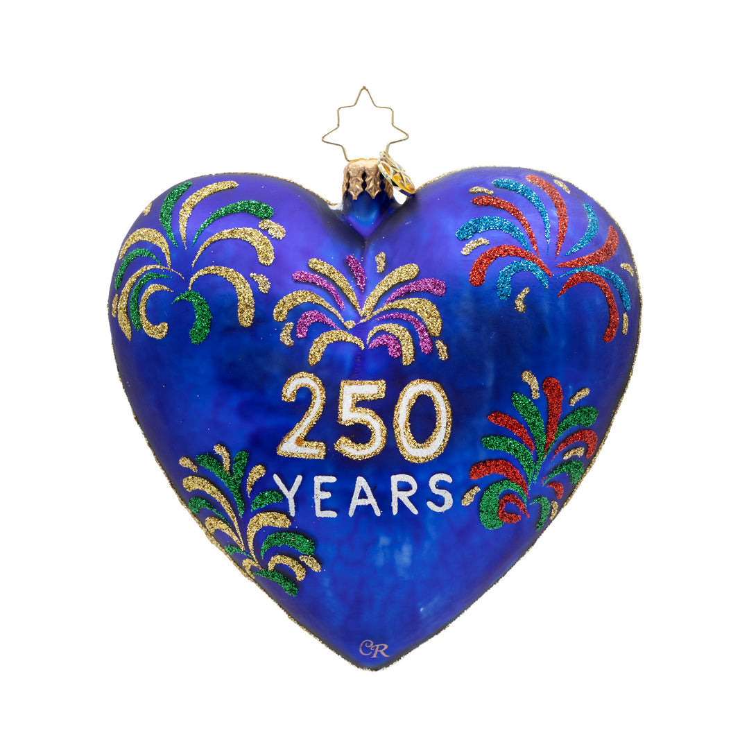 Heart of Independence – 250 Years Ornament