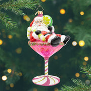 Santa's Christmas Cosmo Ornament