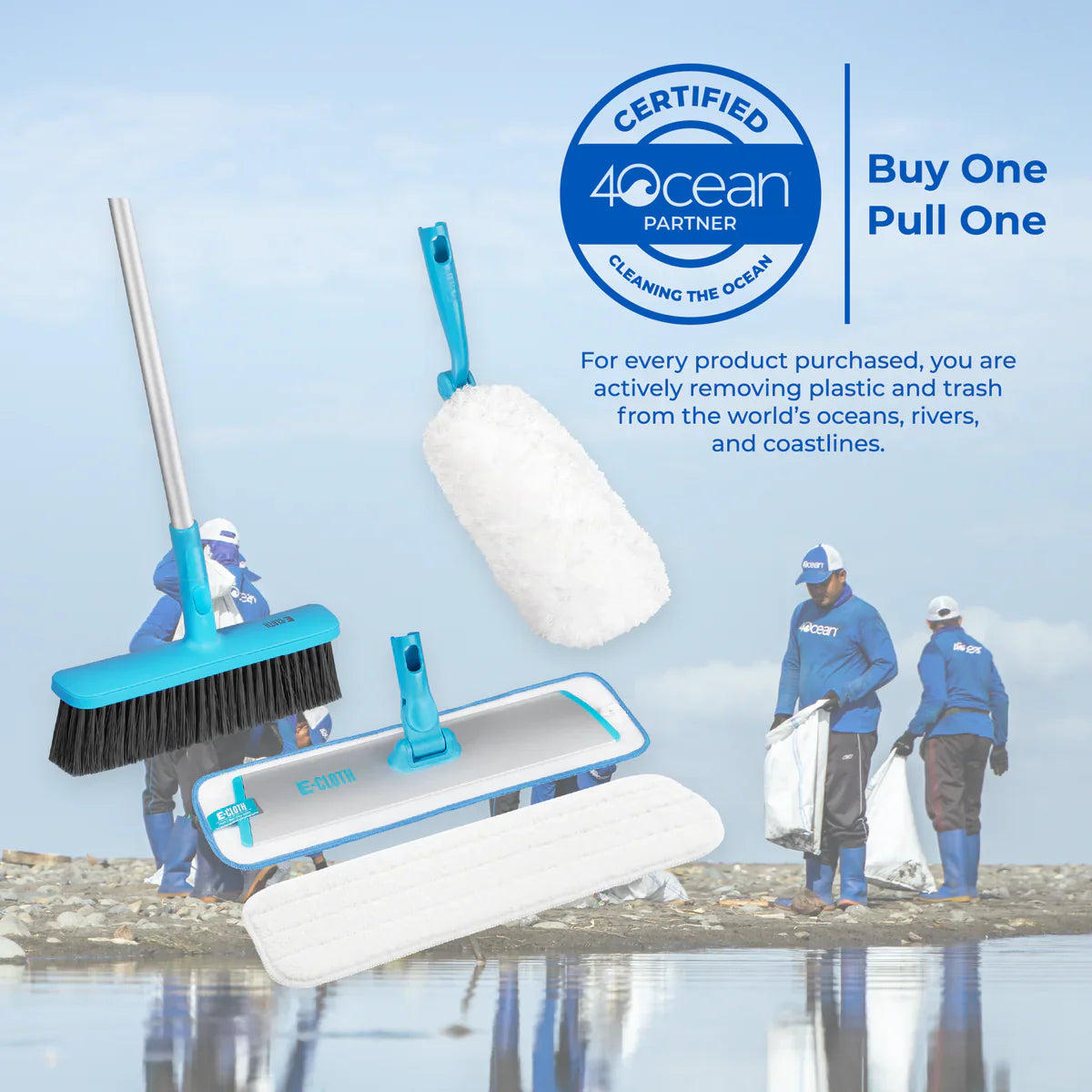 Easy Click 4 In 1 Dusting and Floorcare Kit