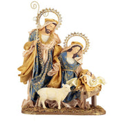 Timeless Holy Family Blue 15.5"
