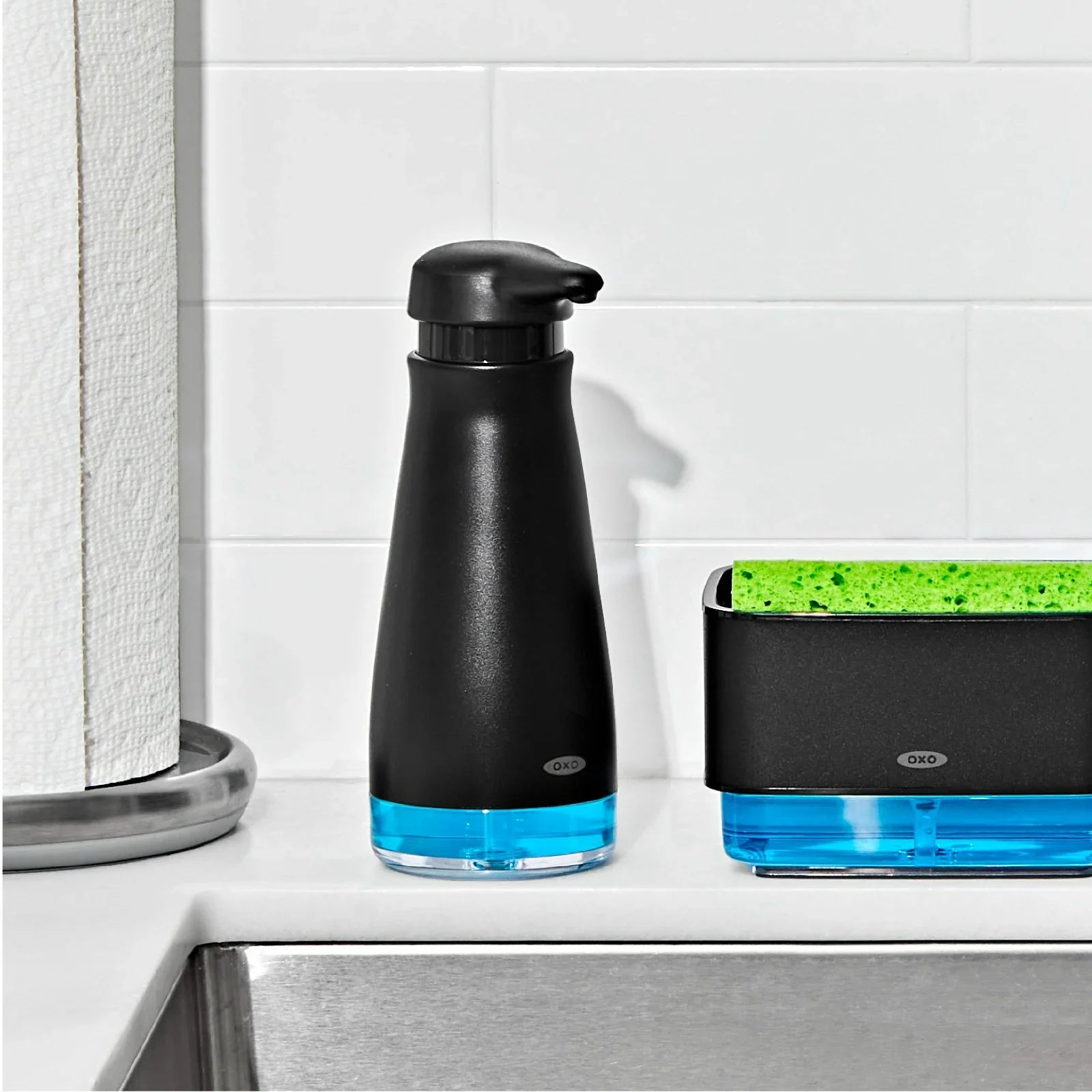 Black Stainless Steel Soap Dispenser