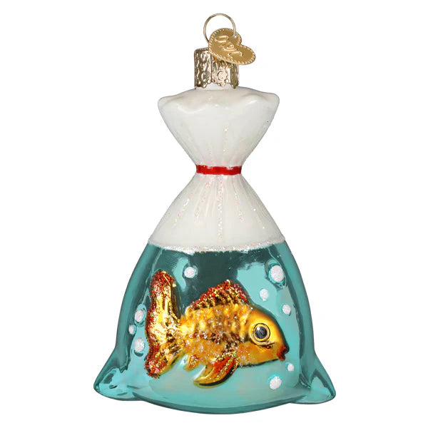 Goldfish In A Bag Ornament