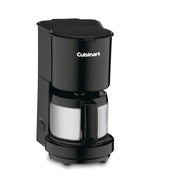 4-Cup Coffee Maker with Stainless Steel Carafe Black