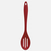 Nylon Slotted Spoon Red
