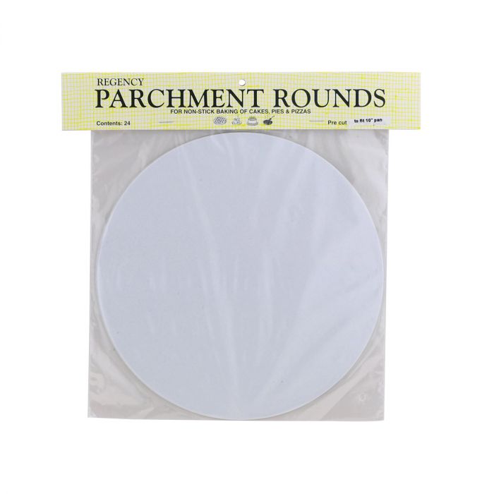 Pre-Cut Parchment Rounds 10" Set of 24