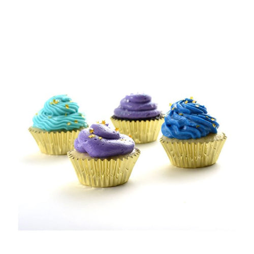 Gold Petit Four Cups Foil 60