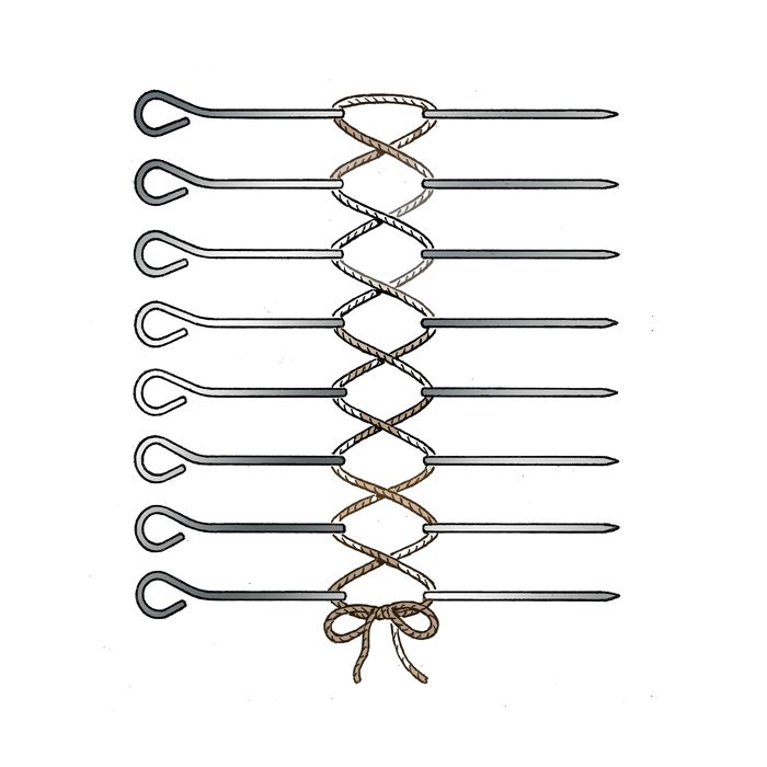 Poultry Lacers Set of 8