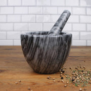 Grey Marble Mortar & Pestle