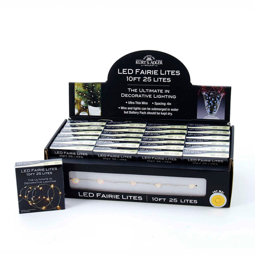 Warm White Fairie Lights LED 25 Light Set