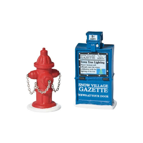 Fire Hydrant & Paper Box Set of 2
