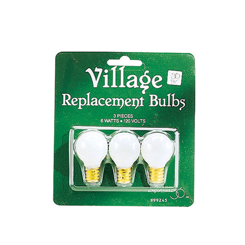 Replacement Round Light Bulb Set of 3