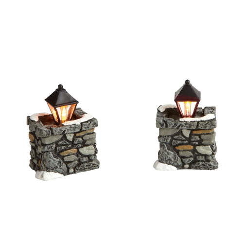 Limestone Lamps Set of 2
