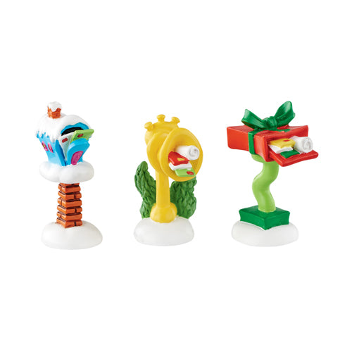 Who-Ville Wacky Mailboxes Set of 3