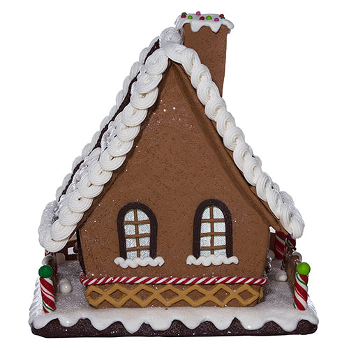 Gingerbread LED Candy House Table Piece