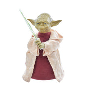 Yoda with LED LightSaber Tree Topper 12"