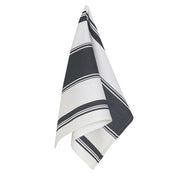 Black Symmetry Towel