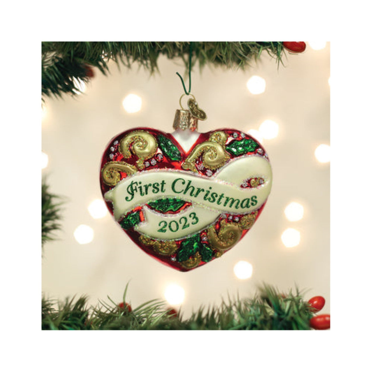 2023 Dated First Christmas Heart Ornament