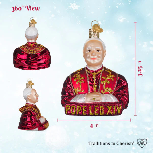 Pope Leo XIV Ornament