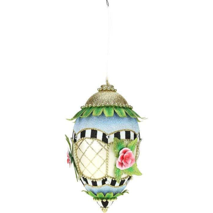 Hanging Harlequin Egg Small 11 Inches