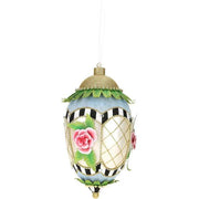 Hanging Harlequin Egg Large 13 Inches