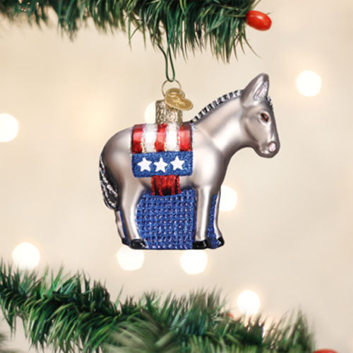 Democrat Donkey Ornament